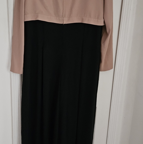 Vtg Black/Tan Pantsuit - Picture 5 of 5